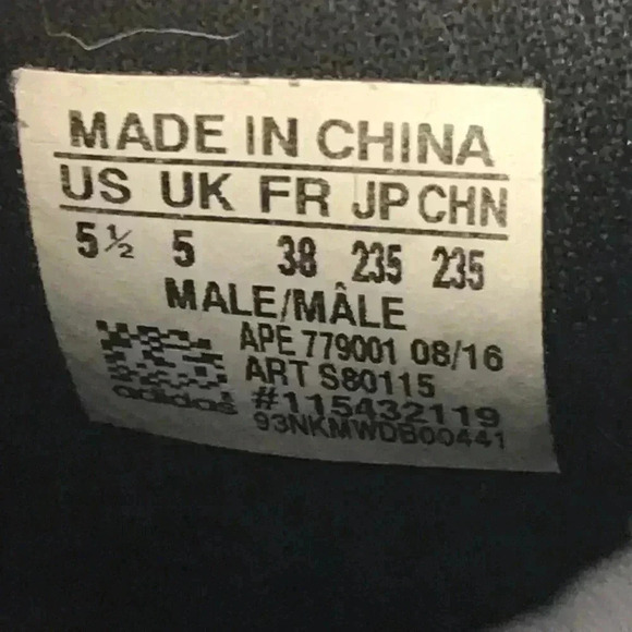 ADIDAS SNEAKERS MENS 5.5 TUBULAR RADICAL CORE BLACK ART S80115 $120 SHOES RETRO - Picture 4 of 16